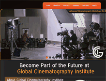 Tablet Screenshot of globalcinematography.com